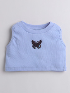 Aww Hunnie Girls Casual Pure Cotton Tank Top