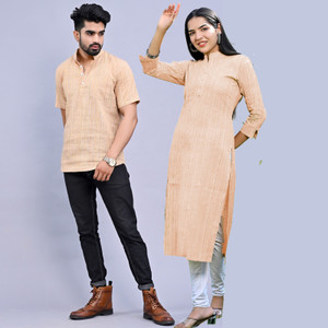 QuaClo Women Striped Straight Kurta