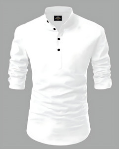 SWAMOTIFASHION Men Solid Straight Kurta