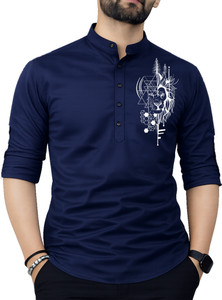Fashion Marts Men Self Design Straight Kurta - Image 4