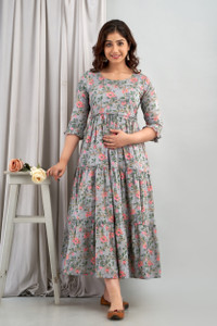 Silakiva Women Printed Ethnic Dress Kurta