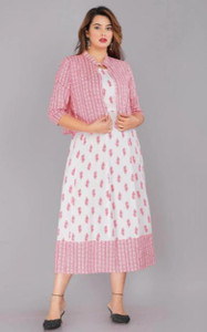 SOHRAB Women Printed Anarkali Kurta