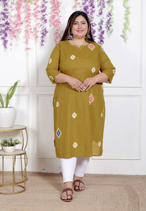 akritik Women Printed Straight Kurta
