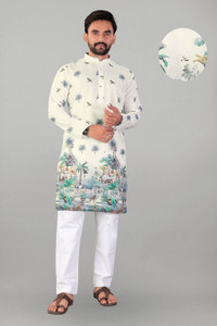 SHREEJI ENTERPRISE Men Kurta Pyjama Set