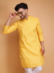 DARKCHILL Men Printed Straight Kurta
