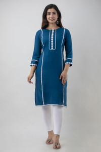 FASHION PATTI Women Printed Straight Kurta