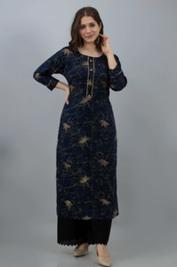 Jeevika Fashion Women Printed Straight Kurta