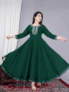 Poonam Fashion Women Embroidered Anarkali Kurta