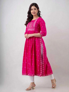 RadhikaKurtis Women Printed A-line Kurta