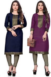 AAI MOGAL Women Embellished Straight Kurta