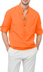 LIMRO Men Solid Straight Kurta