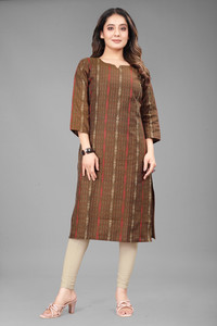 Fashire Women Woven Design Straight Kurta