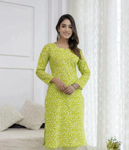 SAYYARA STORE Women Printed Straight Kurta