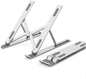 BAANI Laptop Stand Holder for Desk, Adjustable Portable Computer Riser Stand, Foldable Aluminum Notebook Elevator for Mac MacBook Pro Air, Lenovo, HP, Dell More 10 to 15.6 inches Laptops Tablets LS-11 Laptop Stand