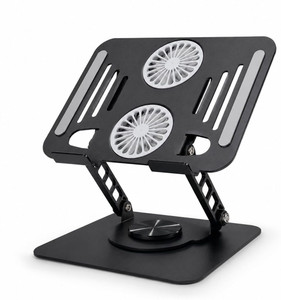 StealODeal 360° Rotating Laptop Stand with Cooling Fans - Image 6