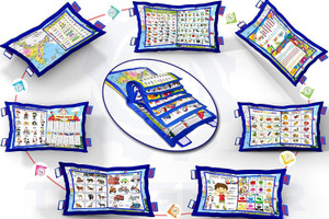 भव्मेय Baby Printed Alphabet Learning Soft Pillow Cushion Book Toys for Kids