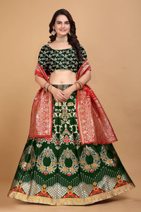 SWAMI STUDIO Paisley Semi Stitched Lehenga Choli