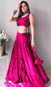 Reelove Factory Embroidered Semi Stitched Lehenga Choli
