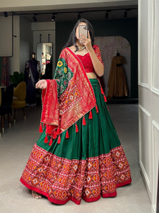 HAMOFY Printed Semi Stitched Lehenga Choli
