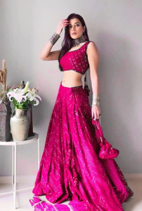 ZAALIMA FASHION Embroidered Semi Stitched Lehenga Choli