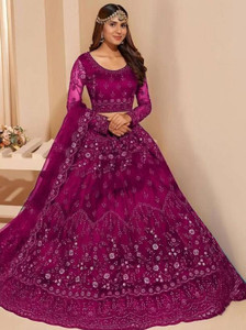 Divastri Embroidered Semi Stitched Lehenga Choli