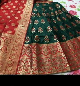 NITYA TEXOFAB Self Design Semi Stitched Lehenga Choli