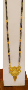 Dency Designer and Stylish Brass Gold Plated Mangalsutra For Women Brass Mangalsutra
