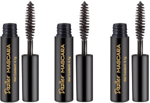 Dazller Mascara (Pack of 3) Lightweight, Budget-friendly, Water-resistant, Pocket-sized 4.1 g