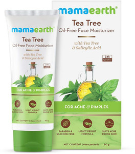 Mamaearth Tea Tree Oil-Free Moisturizer For Face For Oily Skin with Tea Tree & Salicylic Acid for Acne & Pimples