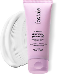 Foxtale Nourishing Ceramide Moisturizer for Dry Skin, Skin-Barrier Repair & Hydration