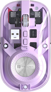 Portronics Toad 8 Ambidextrous Optical Mouse with 1200 DPI, Silent Click Switches, 3 Million Click Button Life, Auto Power Saving, Runs on Single AA Battery