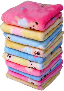 Dcreations Teady Bear Print Kid's Hankey Handkerchief Women Soft Cotton Hankies Ladies hanky set for women ["Multicolor"] Handkerchief