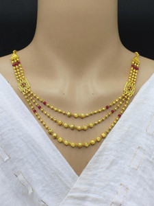 SONI JEWELLERY Allure Fancy Necklace Chain For Women & Girls Brass Necklace