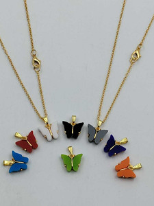 MR ENTERPRISE Gold-plated Plated Alloy Chain Set