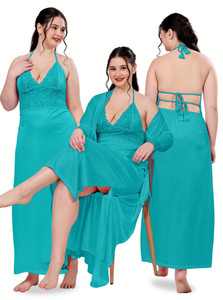 ANNA TEXTILES Women Nighty