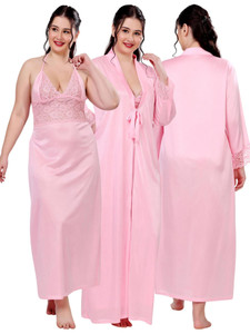 ANNA TEXTILES Women Nighty