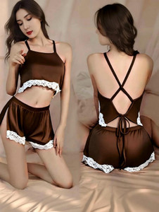 RAMYAPOOJA Women Robe and Lingerie Set