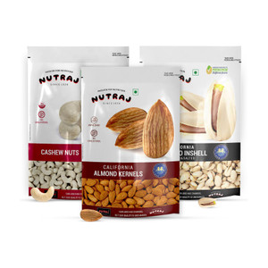 Nutraj Super Saver Pack Pistachios, Almonds, Cashews