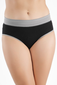 Flirty Fit Women Hipster Black Panty