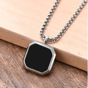 zebisco Cool Neck Collar Geometric Square Necklace - Image 2