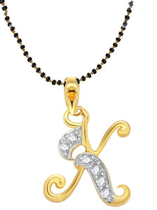 VIGHNAHARTA Gold-plated Cubic Zirconia Alloy Pendant