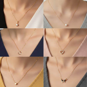 kavya jewels NEW FANCY CHAIN PENDANT FOR WOMENS AND GIRLS Gold-plated Alloy Pendant Set