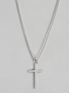 Harsh Lord Jesus Crucifix Cross Pendant Necklace Silver - Image 5