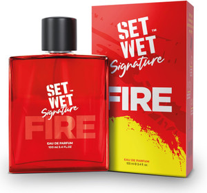 SET WET Fire Perfume for Men, 100ml - Image 6