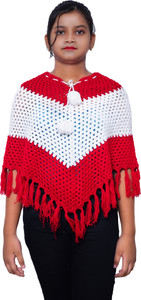 NILU CRAFT Wool Blend Poncho - Buy NILU CRAFT Wool Blend