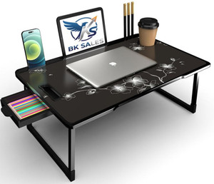BK SALES flower cotted Wood Portable Laptop Table