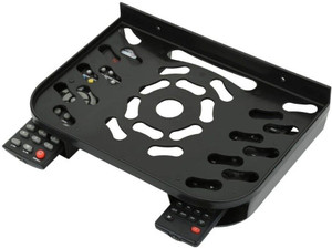 onum Set Top Box Stand, Wi-Fi Router Stand/Dish TV Stand , Wall With 2 Remote Holder Plastic Wall Shelf