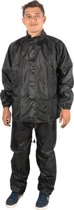 Cardulis Double Stitched Taping Solid Men Raincoat
