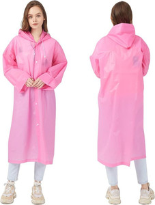 INFISPACE Solid Men & Women Raincoat