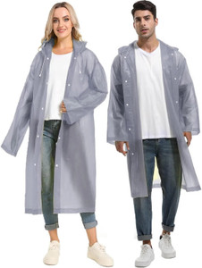 Ruchika Solid Men & Women Raincoat